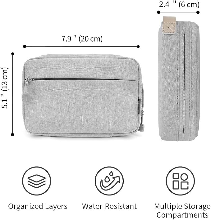 pack all Electronic Organizer, Cable Organizer Bag, Cord Travel Organizer - Image 8