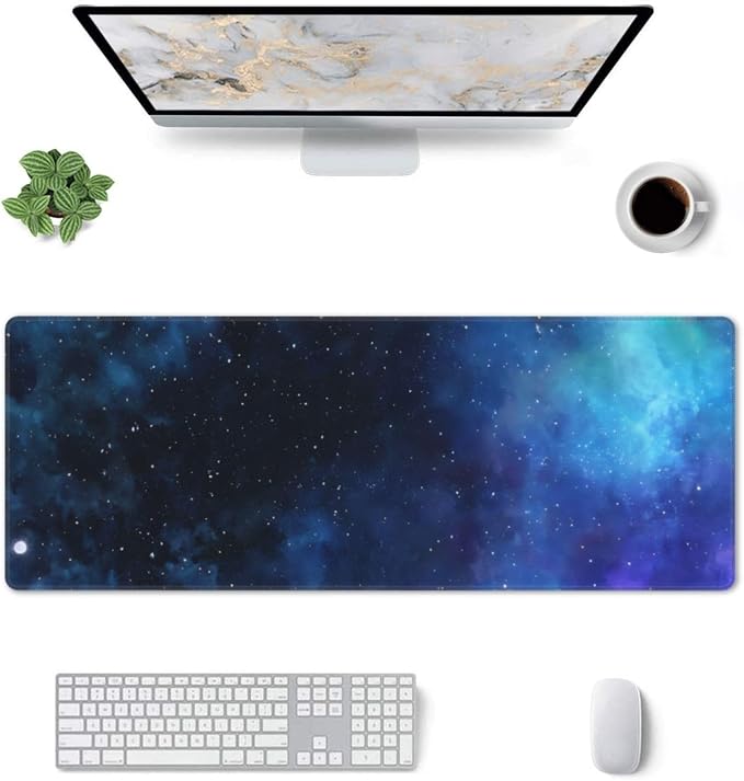 Gaming Mouse Pad, Large Non-Slip Rubber Base Mousepad, Keyboard Mouse Mat - Image 3