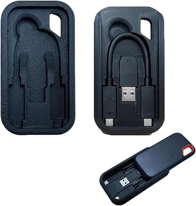Portable SSD Case for SanDisk Extreme 1TB, Compact Protective Case by Unknown