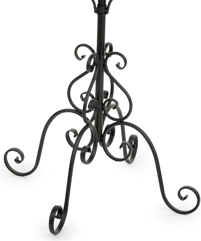 Displays2go Wrought Iron Hat and Coat Rack, Total of 31 Hooks - Image 2