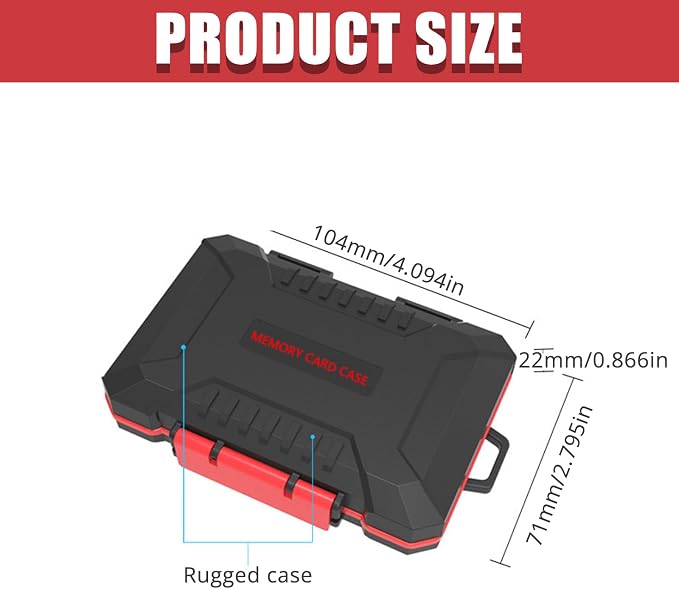 Protective Memory Card Case for Memory Card Storage Box Card Bag Shell - Image 9