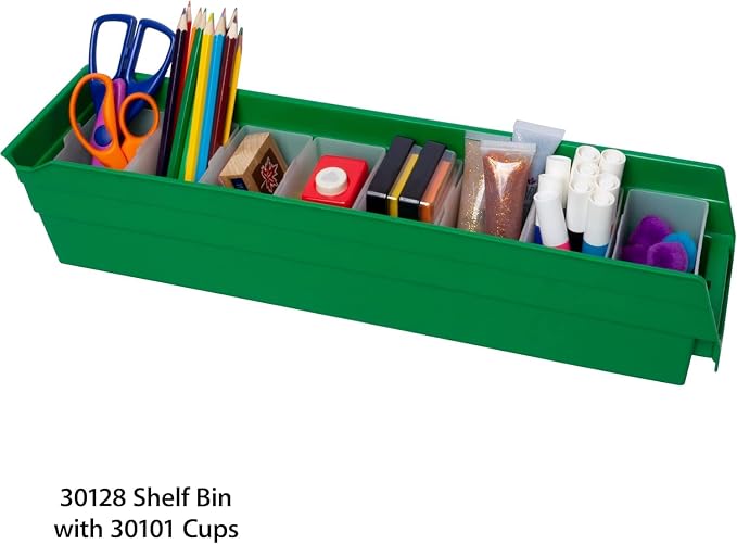 Akro-Mils 30128 Plastic Shelf Bins, Heavy Duty Storage Bins - Image 6