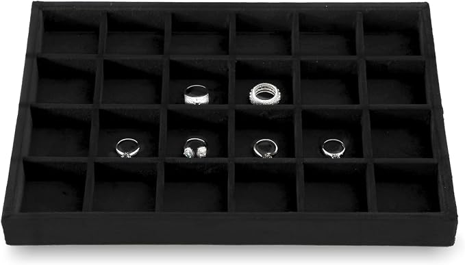 Earring Storage Organizer, Velvet Drawer Jewelry Organizer, Premium Earring by Yinbeini