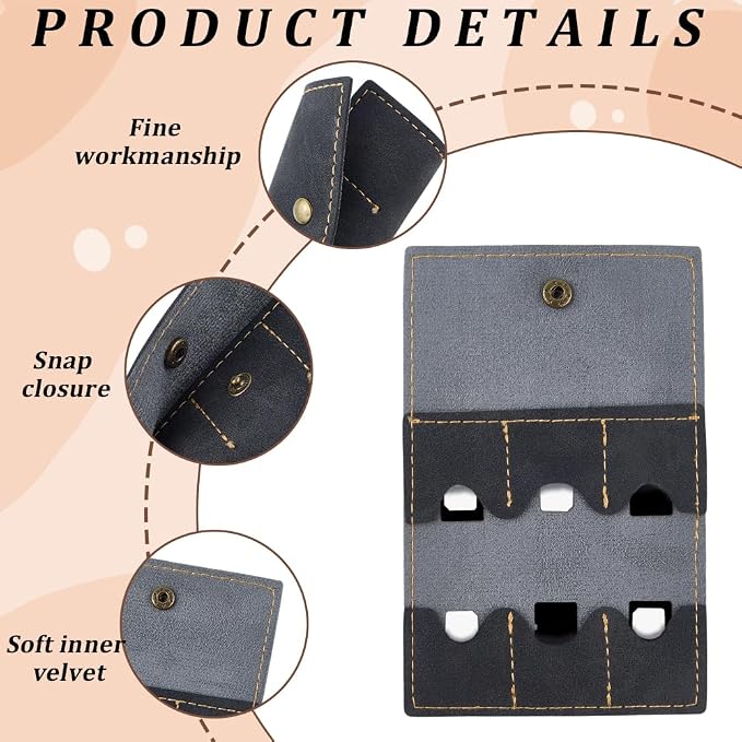 2PCS PU Leather Foldable Gaming Card Organizer Memory Card Holder - Image 6