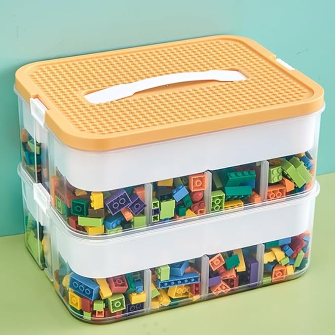 Toys Organizer Storage Case for Lego Box Kids Toy Stackable Building Blocks by joyingbaby