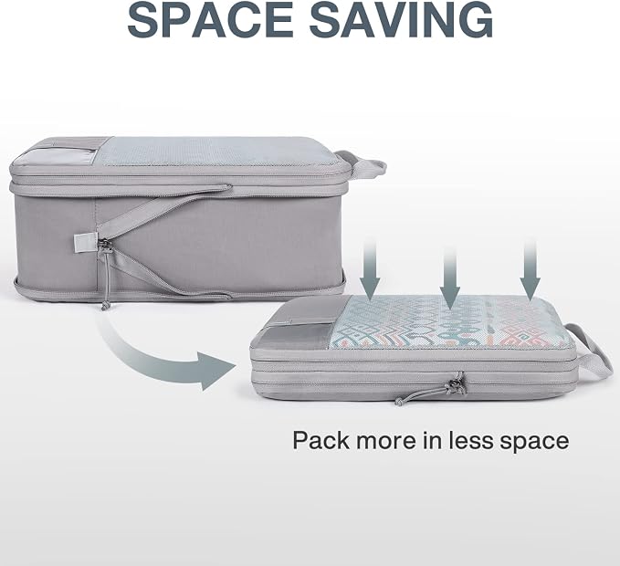 BAGSMART 6 Set /4 Set/2 Set Compression Packing Cubes - Image 5