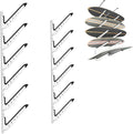 ShouRong Snowboard Wall Mount, Adjustable 5/6 Board Surfboard Rack
