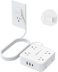 TESSAN 10 Ft Flat Plug Extension Cord by TESSAN