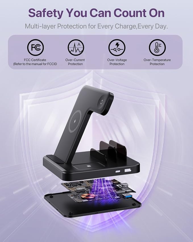Intoval 5-in-1 Charging Station, - Image 6