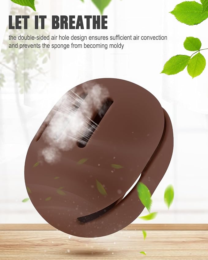 FERYES Makeup Sponge Holder – Shatterproof Eco-Friendly Silicone Beauty Make Up - Image 6