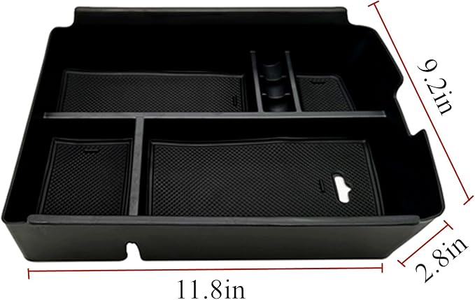 Center Console Organizer fit for VW Atlas and Cross Sport 2018 2019 2020 2021 - Image 2