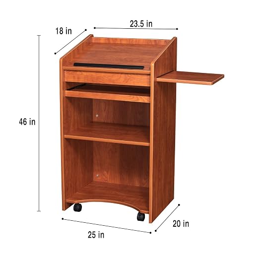 OEF Furnishings Mobile Floor Lectern - Image 4