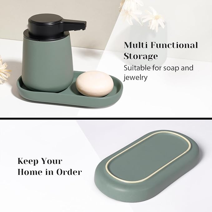 INGOFIN Automatic Ceramic Bathroom Accessory Set - Image 7