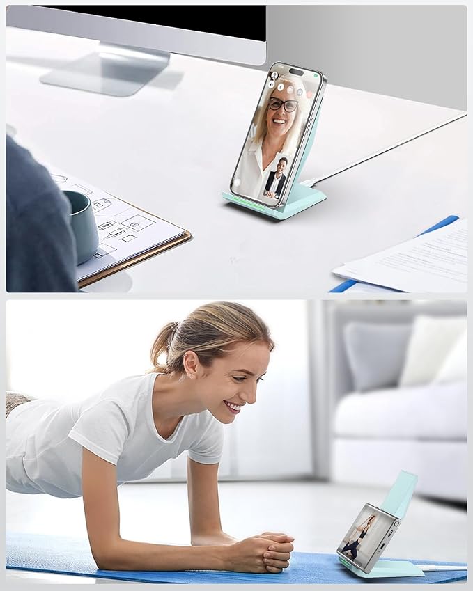 NANAMI Fast Wireless Charger, Qi Certified Charging Stand Compatible iPhone - Image 8