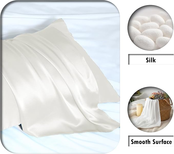 Mulberry Silk Pillow Cases for Hair and Skin King Size Silk Pillowcase - Image 2