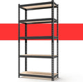 60" H x28 W x12 D Father&I 5-Shelf-Rack Shelves Industrial Metal Steel by SYLOUGH