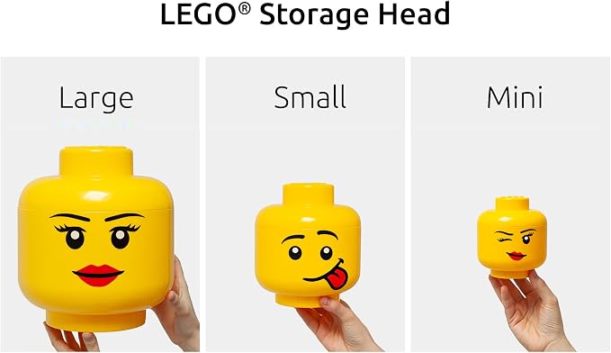 Room Copenhagen, LEGO Storage Heads Stackable Storage Container - Image 7