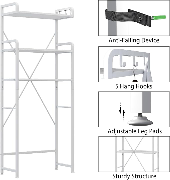 Over The Toilet Storage Rack - Image 3