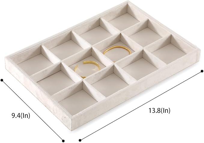 Jewelry Organizer Tray, Velvet Bracelet Display, Premium Jewelry Tray, Luxury - Image 3
