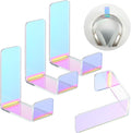 Weewooday 4 Pieces Headphone Hanger Holder Desk Adhesive Headphone Hook Wall by Weewooday