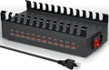 300W USB Charging Station for Multiple Devices, 24 Port USB C Fast Charging by polisak