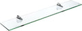 Spancraft Glass H-8x18-Chrome Heron Glass Shelf by Spancraft