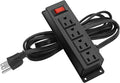 Wall Mount Power Outlet Strip, 4 Outlet Mountable Power Strip by HHSOET