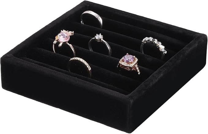 uxcell Stackable Jewelry Storage Tray, Jewelry Tray Drawer Organizer, Small by uxcell