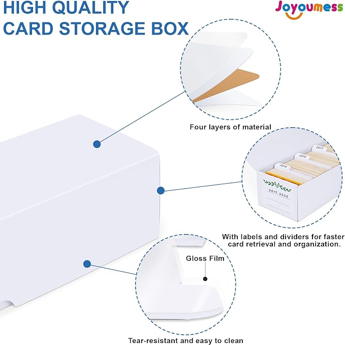 Trading Card Storage Box, card organizer box - Image 3