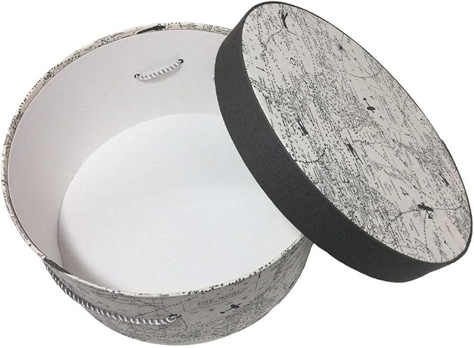 Sarah's Hat Boxes Classic Travel Hat Box – 14.75" x 7.5" Handmade in USA – - Image 4