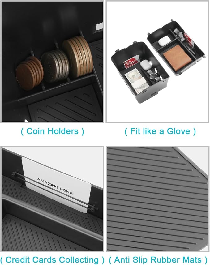 CDEFG 2Pcs for 2026 Hyundai Palisade Center Console Organizer for 2026 Hyundai - Image 4