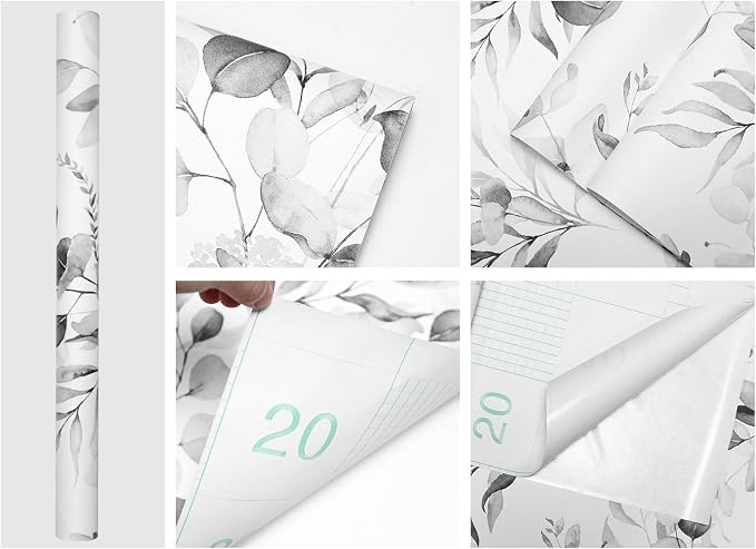 HAOKHOME Floral Shelf Liner and Cabinet Liner, Self-Adhesive Drawer Liners - Image 9