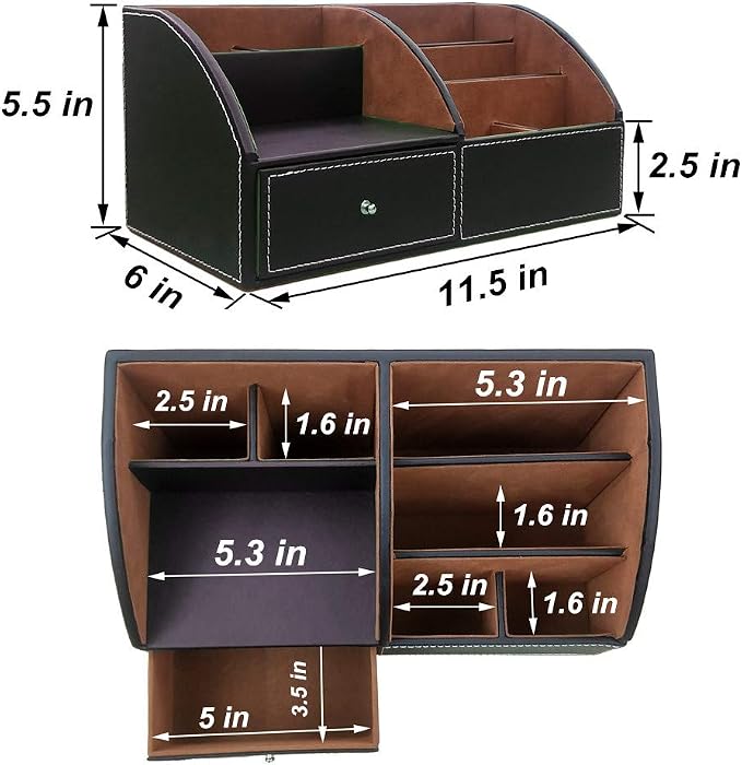 NA PU leather Desk Organizer - Image 6