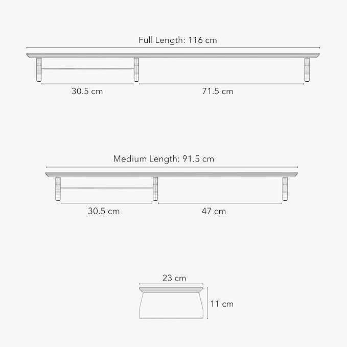 Raico Desk Cockpit Shelf Monitor Stand System Dual Screen Setup Wood Large Desk - Image 8