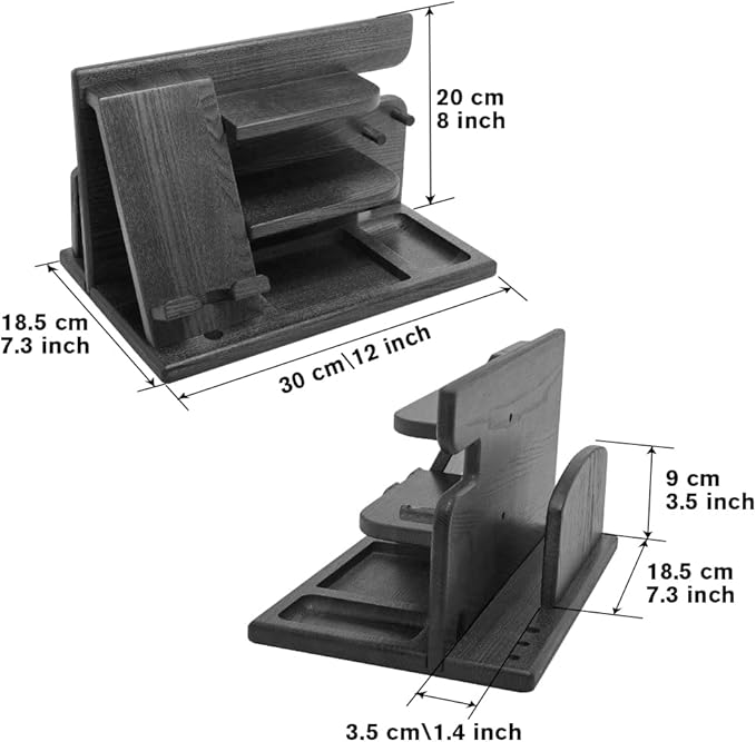 Gifts for Men Christmas, Wood Phone Docking Station, Mens Gifts for Birthday or - Image 4