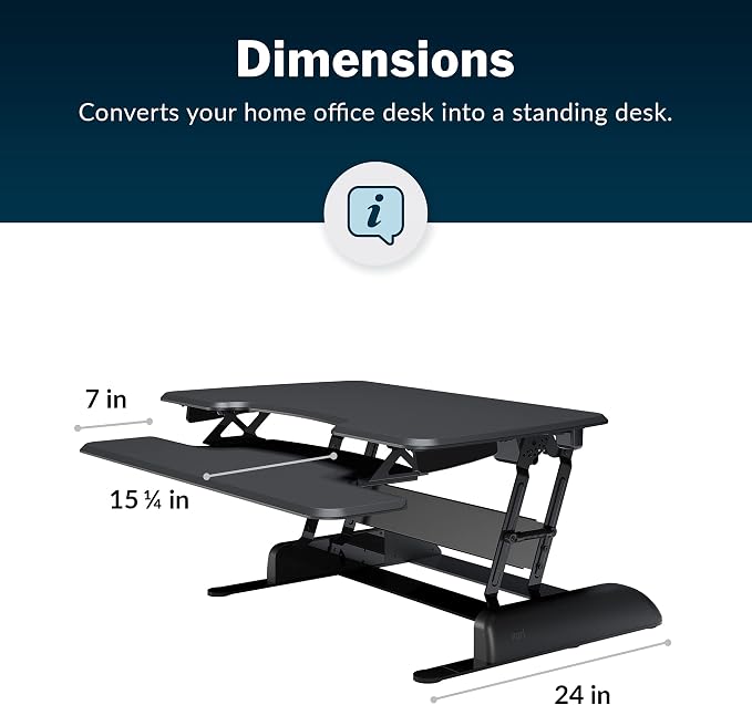 Vari - VariDesk Essential 36 - Two-Tier Standing Desk Converter - Image 6