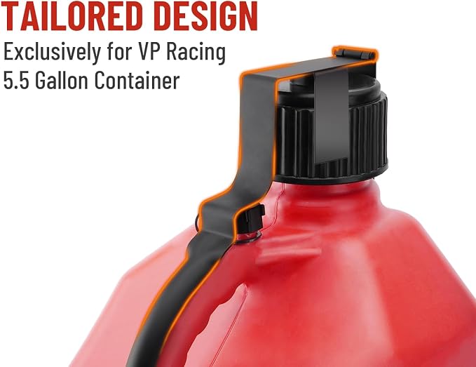 SPARKWHIZ Fuel Jug Container Holder Mount, Gas Can 5 Gallon Holder Rack - Image 4