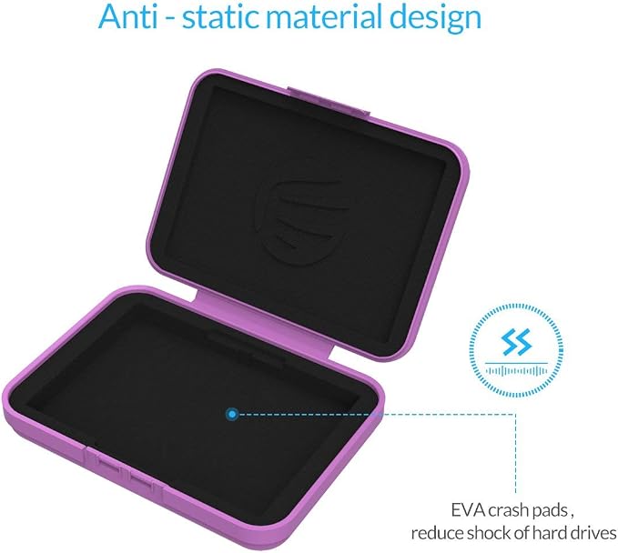 ORICO External Hard Drive Case for 3.5 Inch HDD/SSD 5 Packs Portable Hard Drive - Image 3