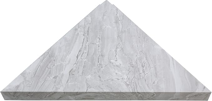 Palisade Vinyl Waterproof Corner Shower Shelf in Iced Pewter/Urban Fjord - Image 4
