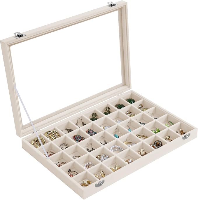 Stratalife Jewelry Organizer 40 Grid Jewelry Trays by Stratalife