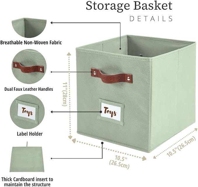 DECOMOMO Storage Bins, Cube Storage Bin - Image 3
