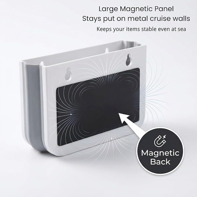 Cruise Magnetic Toothbrush Holder 2 Pack Cabin Walls, Foldable Toothbrush - Image 2
