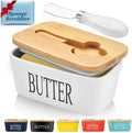 Butter Dish with Lid, Large Butter Container by AISBUGUR