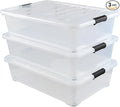 Gloreen 3 Pack Large Under Bed Storage Boxes by Gloreen