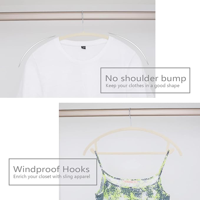 MIZGI Premium Velvet Hangers 30 Pack Heavyduty- Non Slip No Shoulder Bump Suit - Image 4