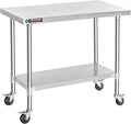 DuraSteel 30x48 NSF Stainless Steel Cart Work Table by DuraSteel