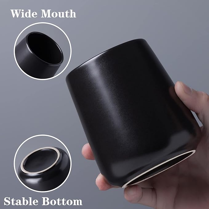 Black Toothbrush Holder for Bathroom - Image 2