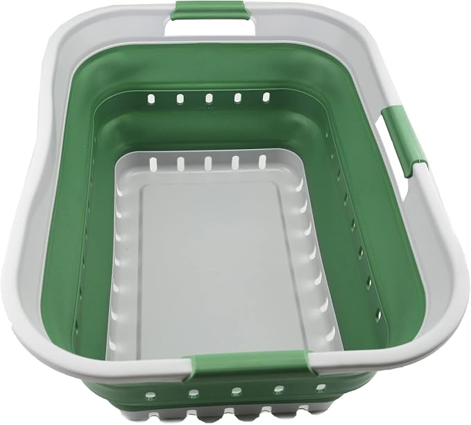SAMMART 42L Collapsible Plastic Laundry Basket - Image 3