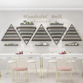 Wall Mounted Shelf Nail Polish Bottle Display Rack, Triangular Essential Oil by Unknown