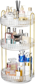 GTI 360°Rotating Makeup Organizer, 3 Tier Large Capacity Perfume Cosmetics by GTI